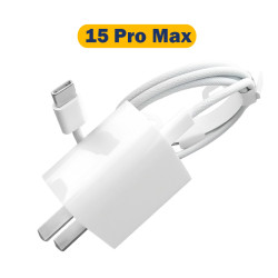 شارژر و کابل شارژ اورجینال آیفون iPhone 15 Pro Maxمدل A2244