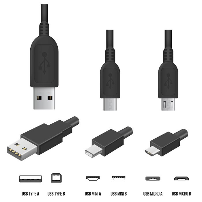 تفاوت کابل ها ؟ انواع کابل های USB